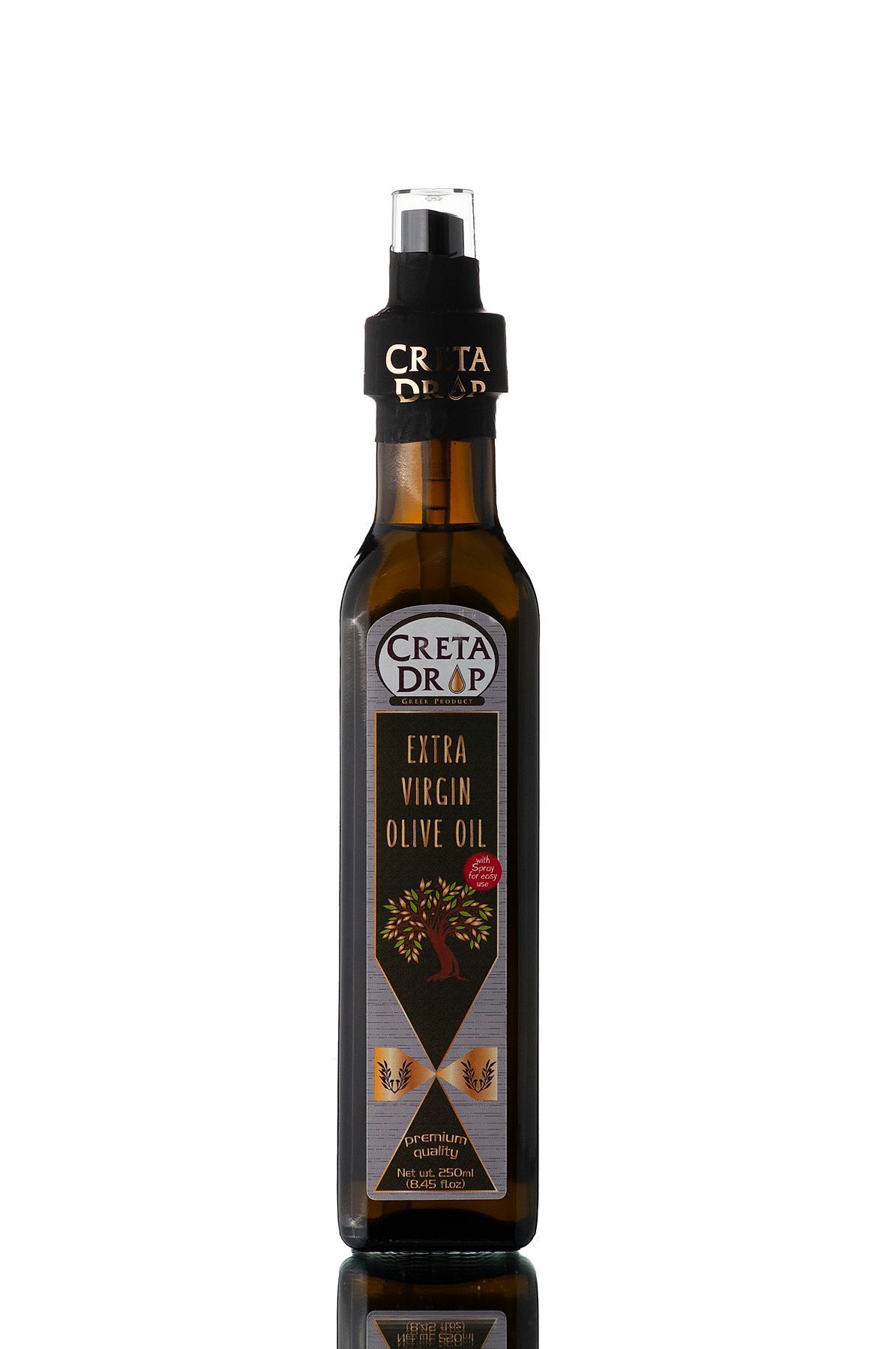 Настоящее оливковое масло Extra Virgin CRETA DROP з дозатором 250 мл