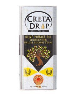 Настоящее рафинированное оливковое масло Pomace CRETA DROP 5 л. Жесть 194 фото