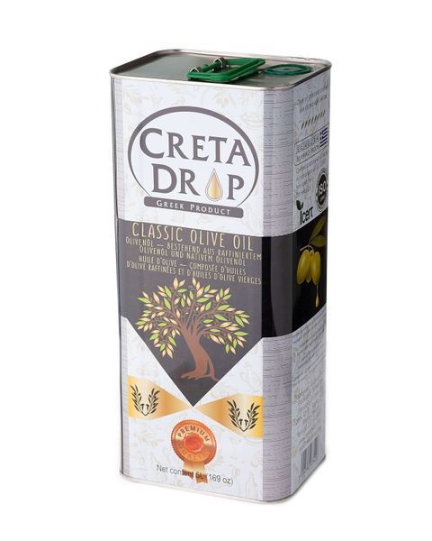 Справжня рафінована оливкова олія Classic CRETA DROP 5 л жесть 193 фото